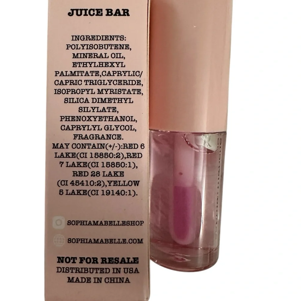 Sophia + Mabelle Lip Slick Hydrating Lip Oil in Juice Bar .13oz NIB